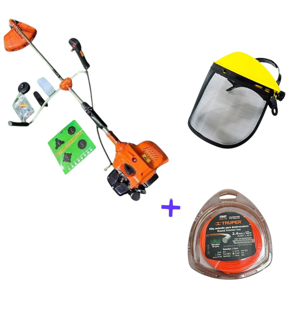 GUADAÑA +NYLON + CARETA